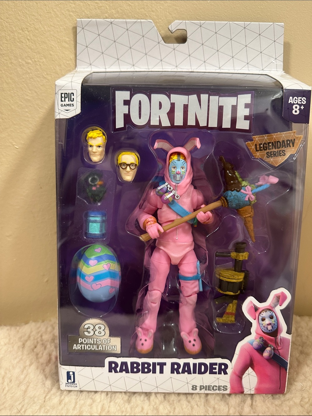 Fortnite Rabbit Raider Action Figure - Pink with accessories